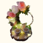 Illuminated Floral Ring Ceremony Platter