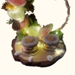 Illuminated Floral Ring Ceremony Platter - Image 3