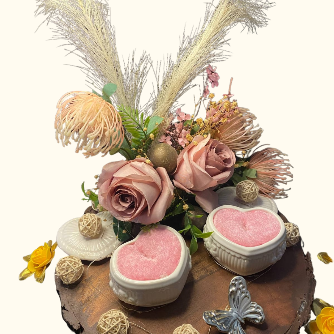 KS PRODUCTS (25) Luxury Ring Ceremony Platter with Floral Decor – KSCREATIOS - Image 1