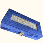 Royal Blue Velvet Crystal Box