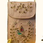 Embroidered Pearl Handle Potli Pouch - Image 2