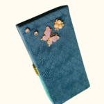 Blue Velvet Butterfly Jewellery Box - Image 2