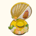 Floral Haldi Ceremony Platter – Handcrafted Yellow Theme