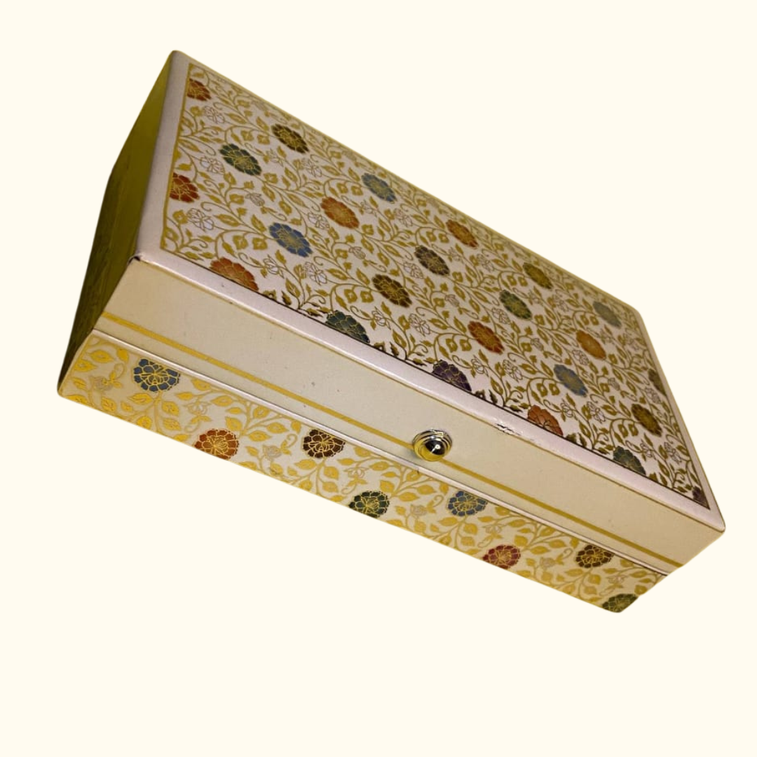 KS PRODUCTS (4) Premium Floral Printed Wooden Box - Image 1