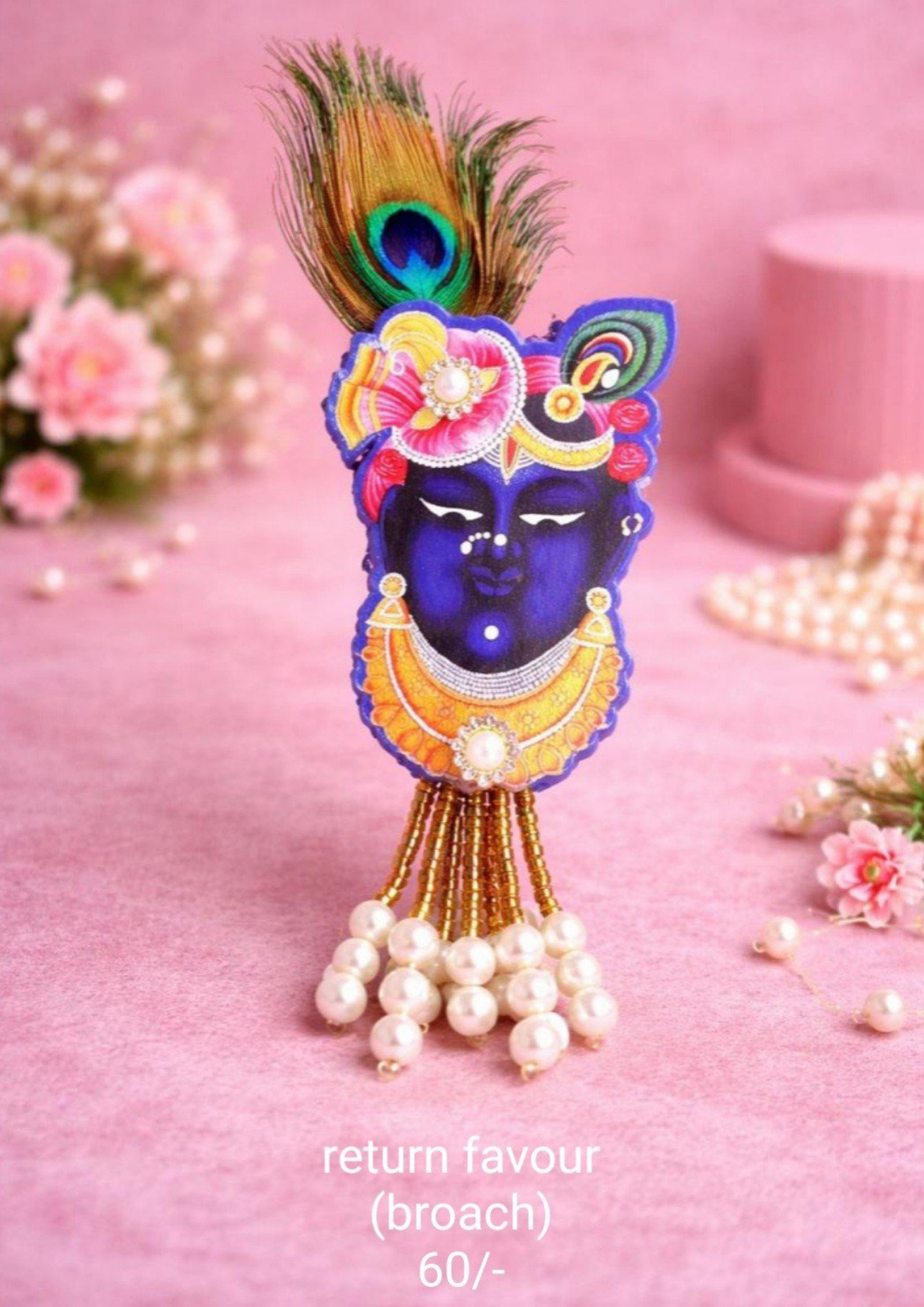 Divine Shrinathji Brooch Divine Shrinathji Brooch