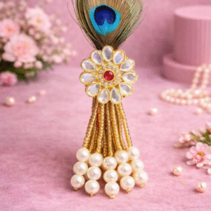 Royal Kundan & Mor Pankh Brooch