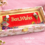 Premium Floral Shagun Cash Box