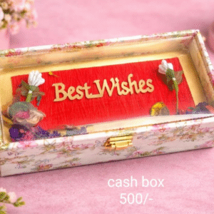 Premium Floral Shagun Cash Box