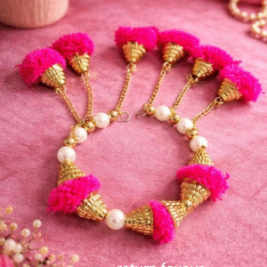 Rani Pink Pom-Pom Bangle