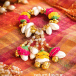 Bohemian Floral & Cowrie Shell Bangle (Vibrant Return Favor)