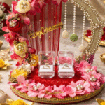 Luxury Floral Ring Ceremony Platter