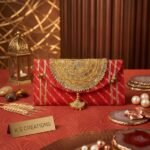 Royal Handcrafted Red Money Gift Envelope with Gold Embroidery & Tassel